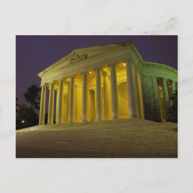 Postal Monumento a Jefferson (Anverso)