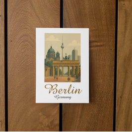 Postal Monumento a la Alemania clásica de Berlín