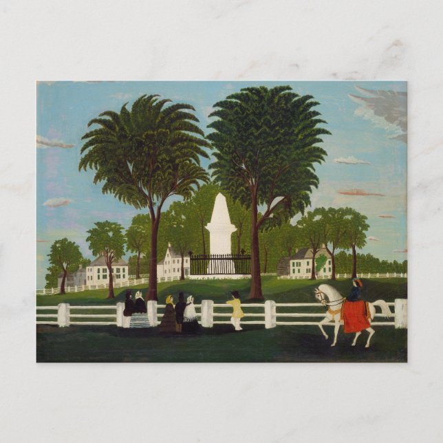 Postal Monumento a la Batalla de Lexington, c.1830 (Anverso)