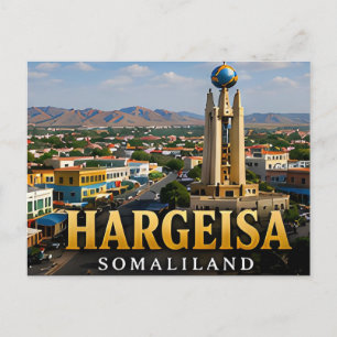 Postal Monumento a la Independencia de Hargeisa y Espírit