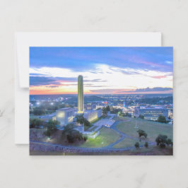 Postal Monumento a la Libertad al atardecer, Kansas City,