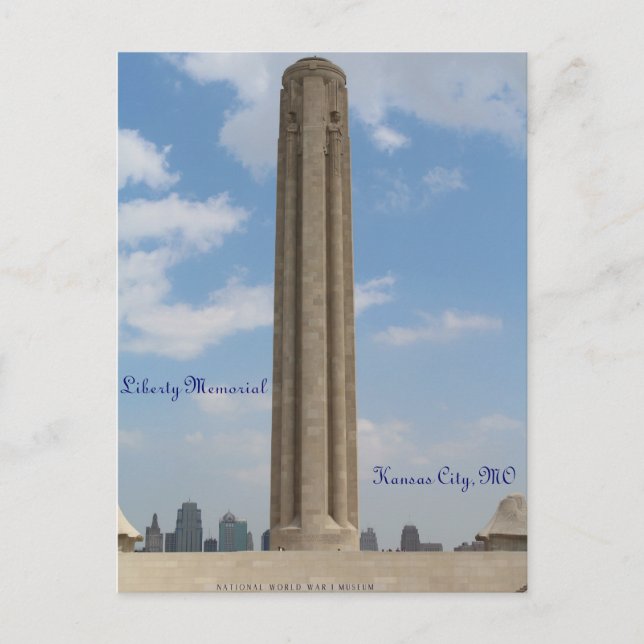 Postal Monumento a la Libertad de la Primera Guerra Mundi (Anverso)