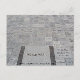 Postal Monumento a la Libertad de la Primera Guerra Mundi