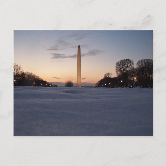 Postal Monumento a la nieve (Anverso)