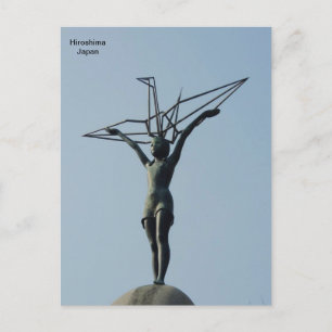 Postal Monumento a la Paz Infantil en Hiroshima, Japón