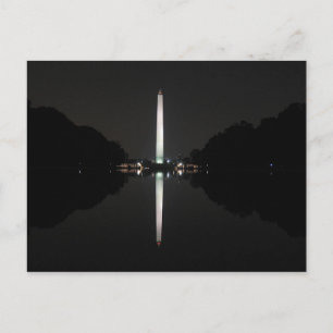 Postal Monumento a la Postcard Washington por la noche, E