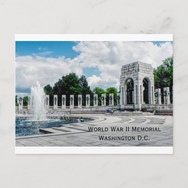Postal Monumento a la Segunda Guerra Mundial (Anverso)