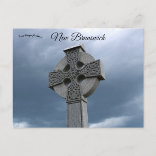 Postal Monumento a las Familias Irlandesas Moncton Nuevo 