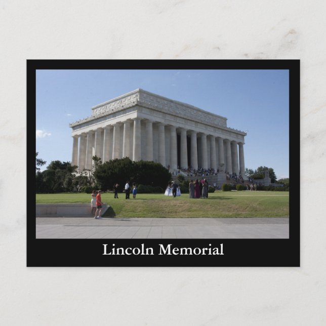 Postal Monumento a Lincoln (Anverso)