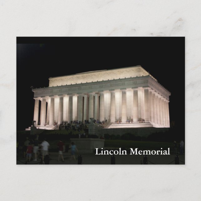Postal Monumento a Lincoln (Anverso)
