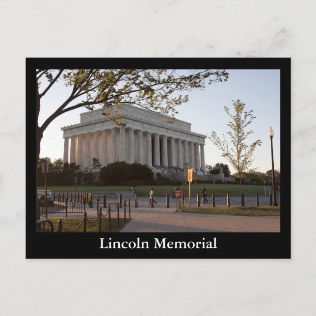 Postal Monumento a Lincoln (Anverso)