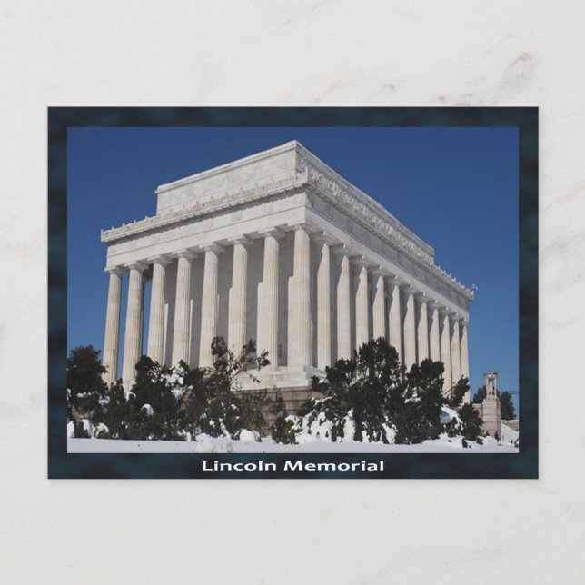 Postal Monumento a Lincoln (Anverso)
