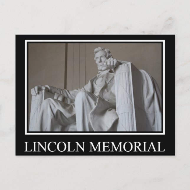 Postal Monumento a Lincoln (Anverso)