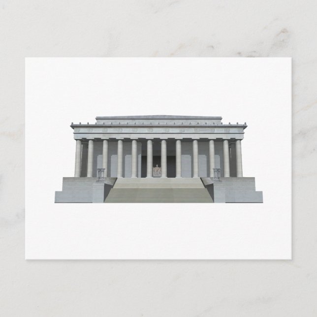 Postal Monumento a Lincoln: Washington DC (Anverso)