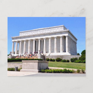 Postal Monumento a Lincoln Washington DC Viajes