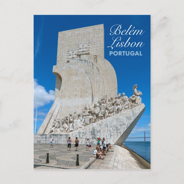 Postal Monumento a los Descubrimientos, Belem Lisboa Port (Anverso)