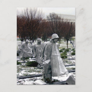 Postal monumento a los soldados coreanos