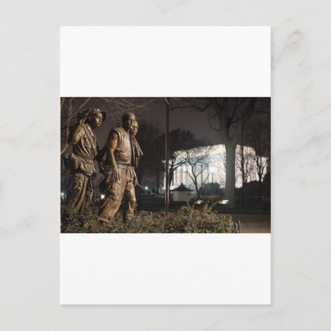 Postal Monumento a los Veteranos de Vietnam (Anverso)