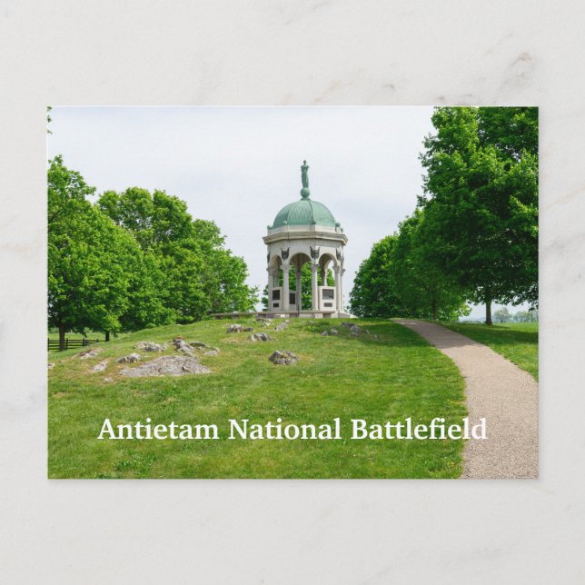 Postal Monumento a Maryland en Antietam (Anverso)