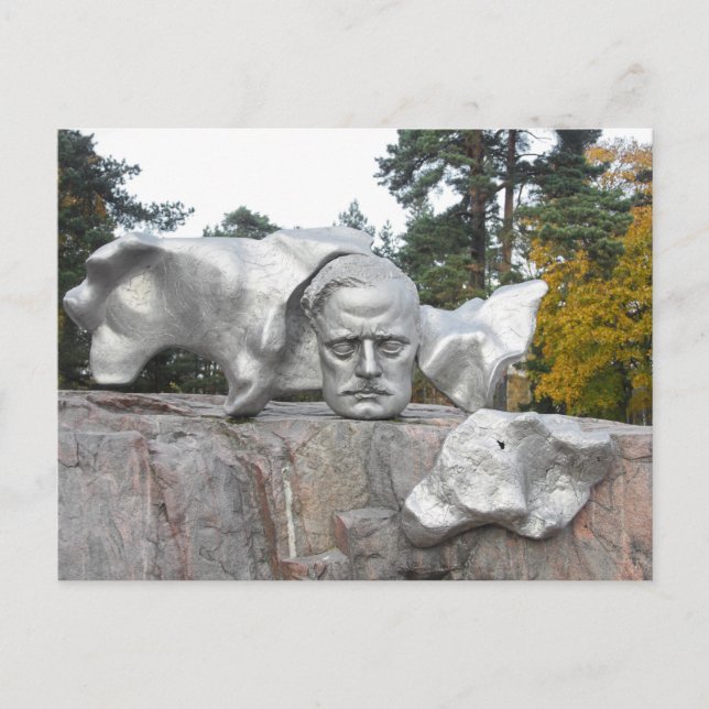 Postal Monumento a Sibelius, Helsinki, Finlandia (Anverso)