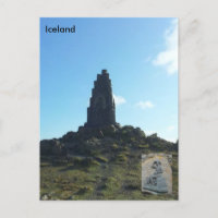 Monumento a Stephansson Stephan en Vatnsskardf Isl