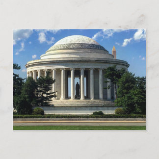 Postal Monumento a Thomas Jefferson Monumento de Washingt
