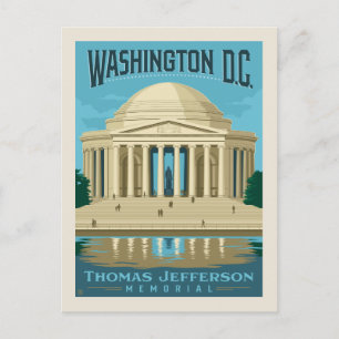 Postal Monumento a Thomas Jefferson Washington, D.C.