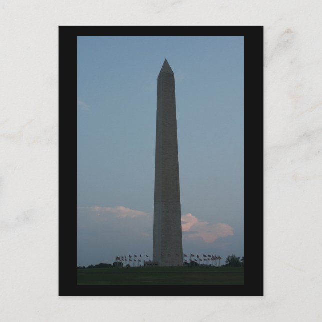 Postal Monumento a Washington (Anverso)