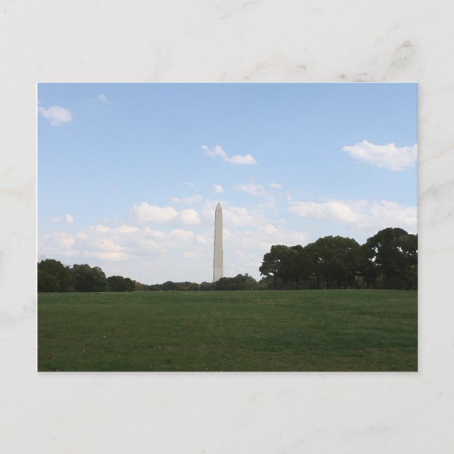 Postal Monumento a Washington (Anverso)