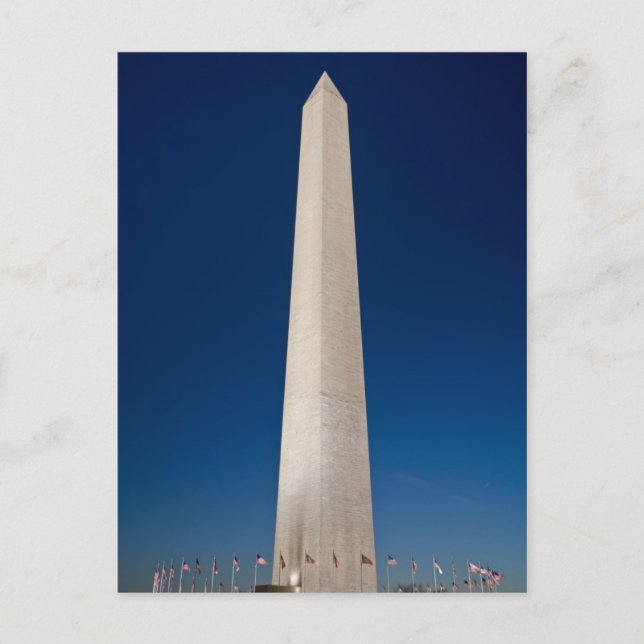 Postal Monumento a Washington en Dusk (Anverso)