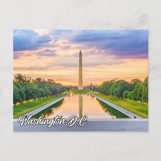 Postal Monumento a Washington, Washington, D.C., EE. UU. (Anverso)