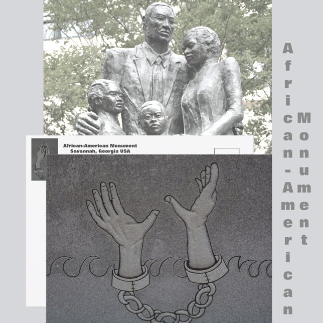 Postal Monumento africano-americano Savannah GA Travel (Subido por el creador)