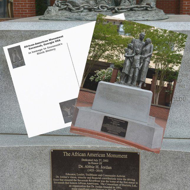 Postal Monumento Afroamericano de Savannah Fotográfico (Subido por el creador)