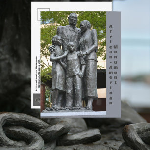 Postal Monumento Afroamericano de Savannah Georgia