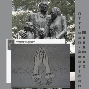 Postal Monumento Afroamericano Savannah Georgia