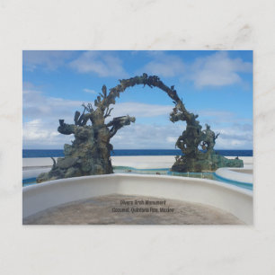 Postal Monumento al Arco de Buceadores de Cozumel