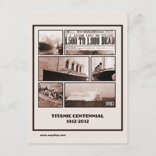 Postal Monumento al Centenario Titanic 1912-2012