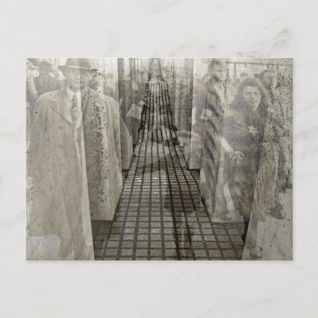 Postal Monumento al Holocausto (Denkmal), Berlín (j5sepia (Anverso)