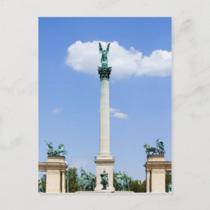 Postal Monumento al Milenio en Budapest