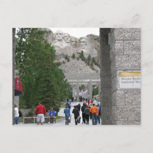 Postal Monumento al Monte Rushmore, Dakota del Sur, Postc