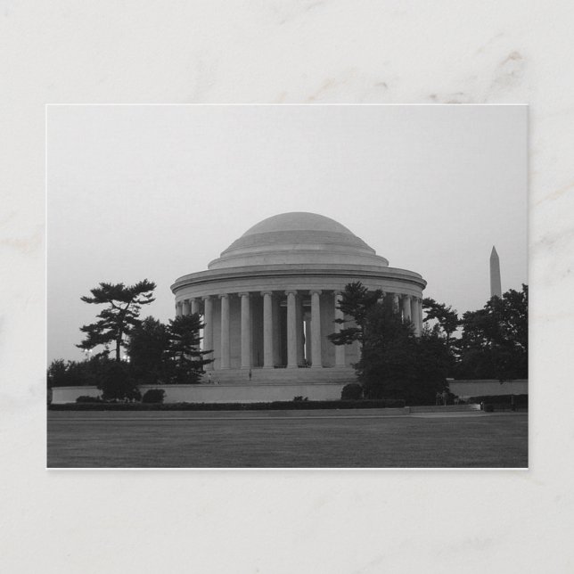 Postal Monumento al Monumento a Washington de Jefferson (Anverso)