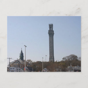 Postal Monumento al Peregrino - Provincetown, Mamáes.