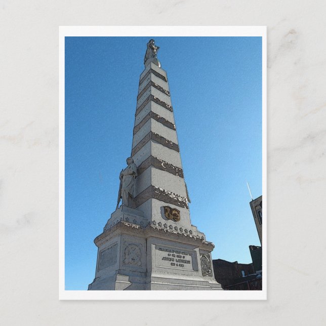 Postal Monumento al soldado Sailor (Anverso)