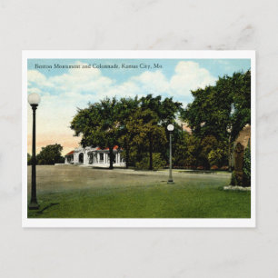 Postal Monumento Benton, Kansas City, MO Vintage