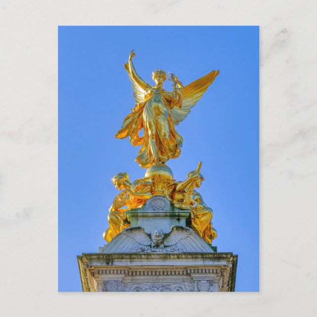 Postal Monumento conmemorativo a la Reina Victoria, Londr (Anverso)