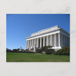Postal Monumento conmemorativo a Lincoln en Springtime