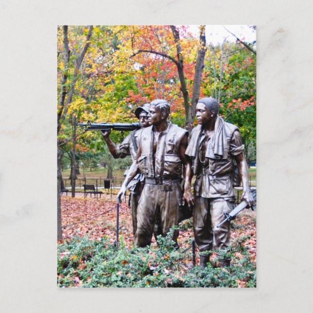 Postal Monumento conmemorativo a Viet Nam - Washington D. (Anverso)