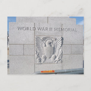 Postal Monumento conmemorativo de la Segunda Guerra Mundi