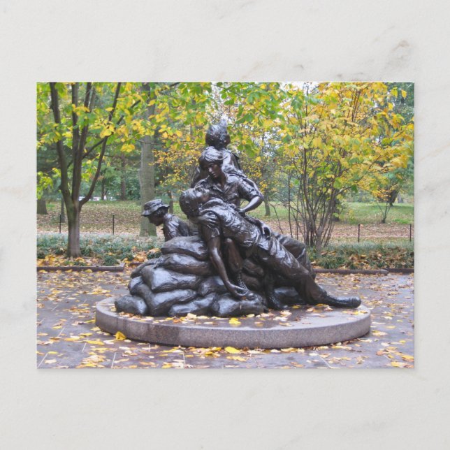 Postal Monumento conmemorativo de las mujeres de Viet Nam (Anverso)