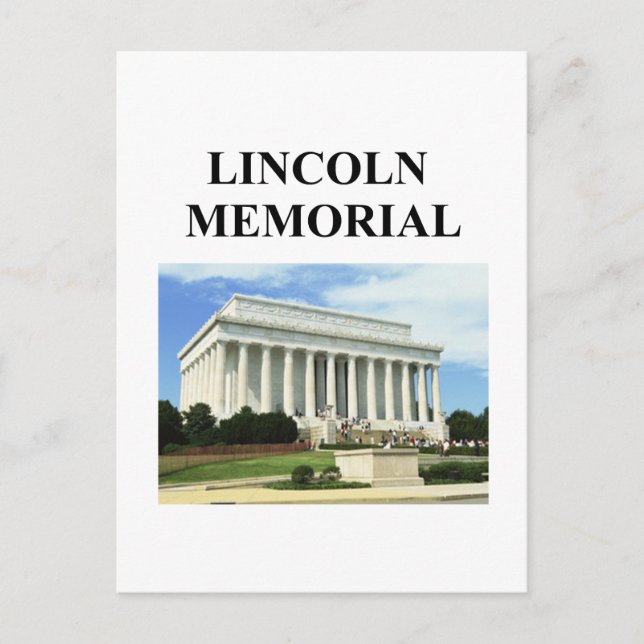 Postal monumento conmemorativo de lincoln (Anverso)